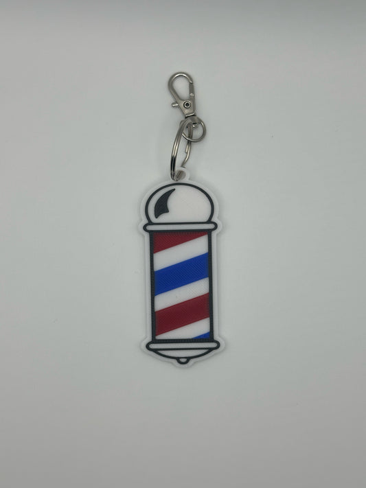 NFC BARBER POLE KEYCHAIN